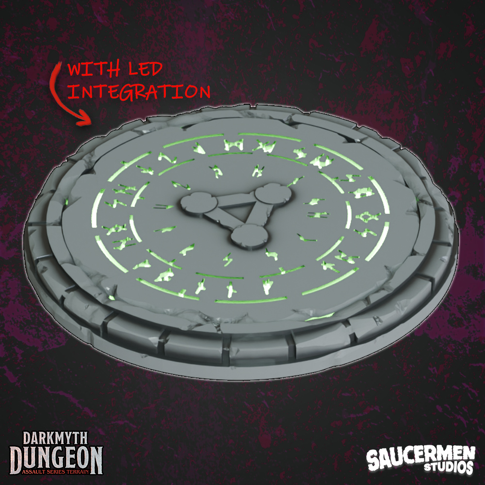 DarkMyth Dungeon - Ritual circle with LED integration